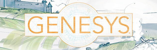 Genesys RPG logo.